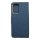 Canvas Book Case dunkelblau für Samsung Galaxy A52 LTE / A52S / A52 5G