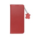 Leather Smart Pro Book Case red für Samsung Galaxy S22 Ultra
