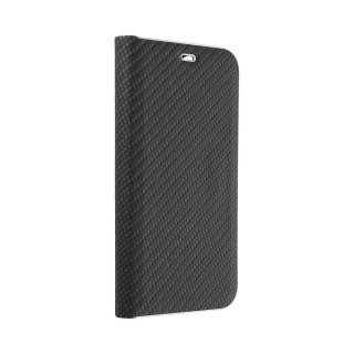 Luna Carbon Book Black für Samsung Galaxy Xcover 4S / 4