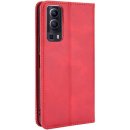 isimobile Book Case mit Magnet rot für Vivo Y72 5G  / Y52 5G