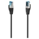 hama CAT 6a Network Cable 0,5m Black