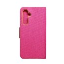 Canvas Book Case Pink für Samsung Galaxy A54 5G