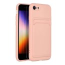 Forcell CARD Case pink für Apple iPhone 7/8/SE 2020/SE2022