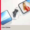 Sandisk iXpand Flash Drive Go 64GB mit USB Type-C &...