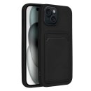 Forcell CARD Case black für Apple iPhone 15