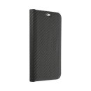 Luna Carbon Book Black für Apple iPhone 15 Pro Max