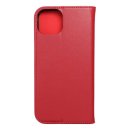 Leather Smart Pro Book Case Red für Apple iPhone 15 Plus