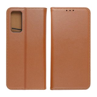 Leather Smart Pro Book Case brown für Apple iPhone 15