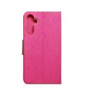 Canvas Book Case Pink für Samsung Galaxy A25 5G