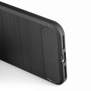 Forcell Carbon Case Black für Samsung Galaxy S24 5G