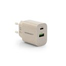 Greenmnky Power Adapter Fast Charging 20W USB-C & USB-A